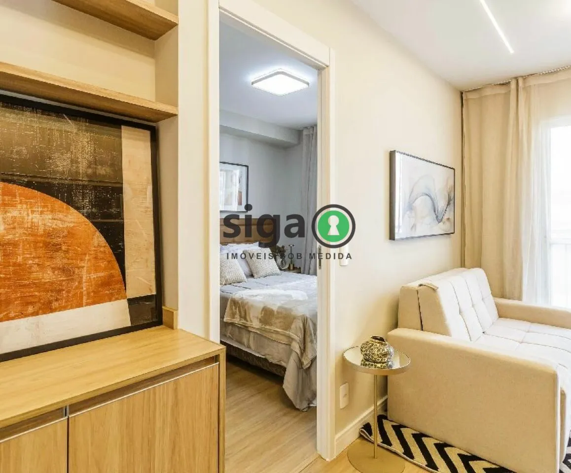 Imagem Apartamento 30m² mobiliado para locação, localizado na Vila Olímpia.