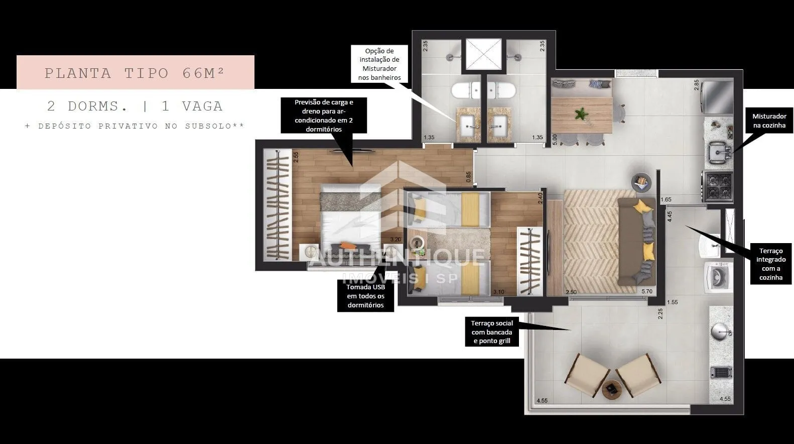 Imagem SKYLINE JOCKEY BUTANTA - Apartamento à venda em São Paulo/SP