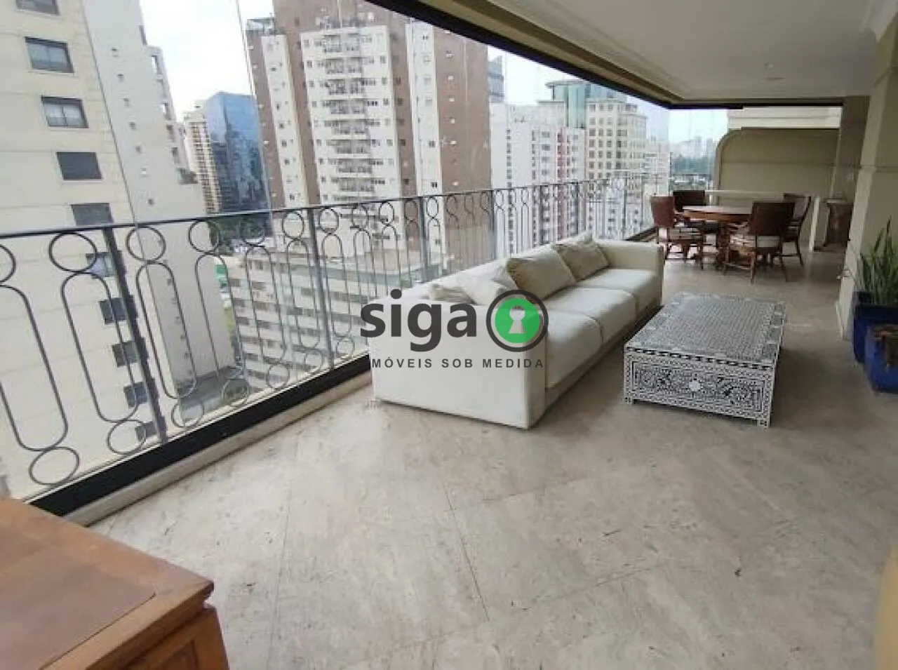 Foto do imóvel Apto para locação com 512m², 4 suites, Semi mobiliado na Vila Nova Conceição, 8 vagas