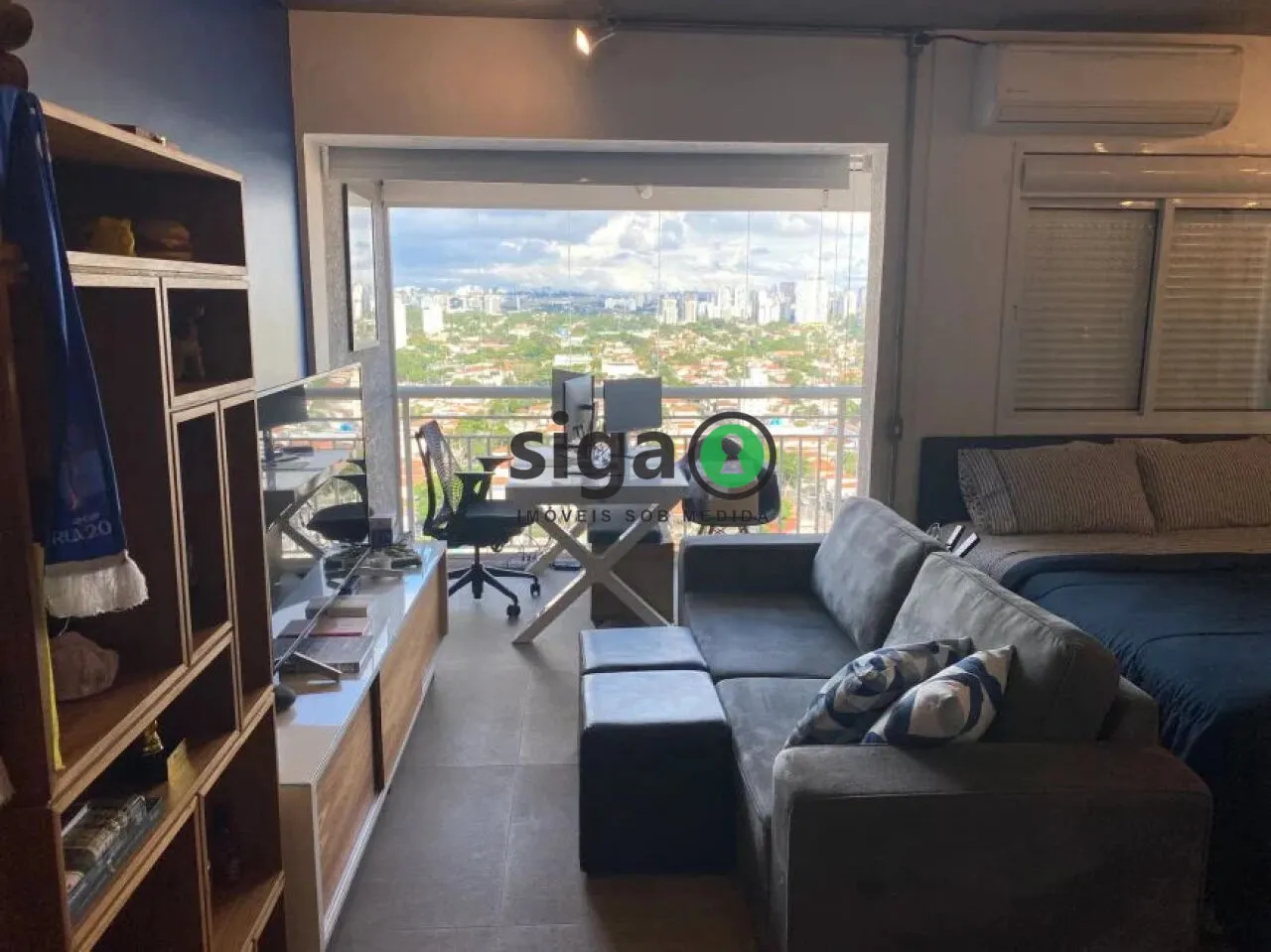 Imagem Apartamento á venda no Brooklin, de 45m, 1 quarto e 1 vaga.