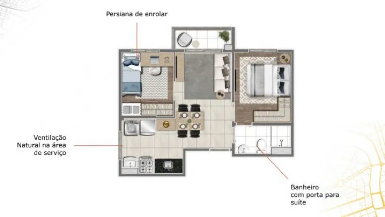 Foto do imóvel Apartamento com 2 Quartos à Venda, 39 m² em Pirituba - São Paulo