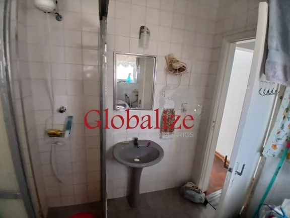 Imagem Belo apartamento em Santos no bairro da Pompéia em prédio na avenida da praia de 1 dormitório à venda por R$ 350.000,00.