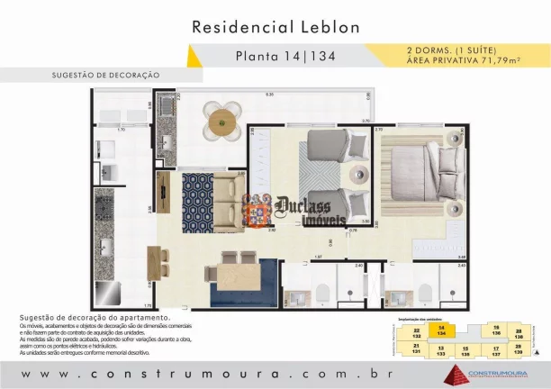 Imagem Apartamento com 2 dormitórios à venda, 71,79 m² a partir de R$ 496.499 - Centro - Mongaguá/SP