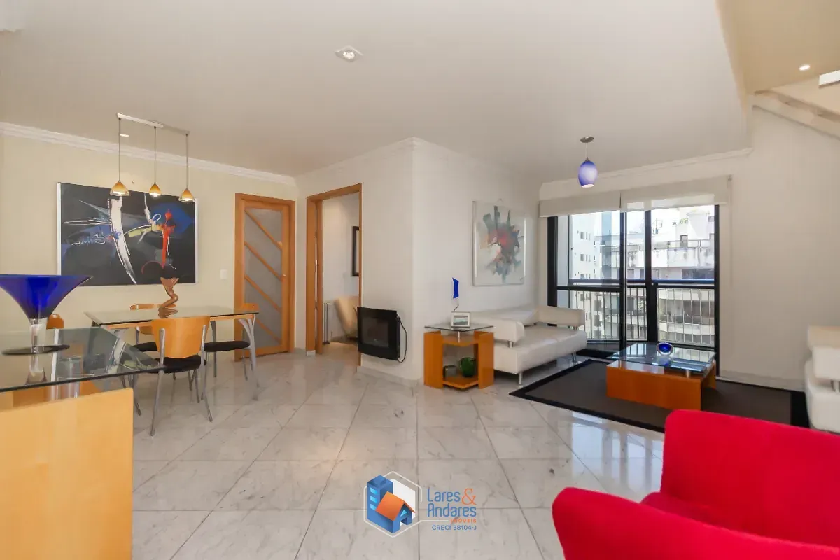 Imagem Cobertura para venda em Moema com 4 quartos, sendo 2 suítes, 206m²