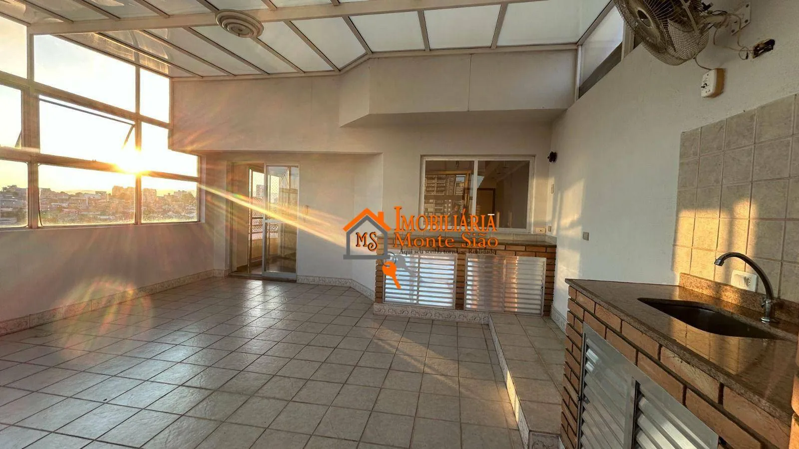 Imagem Cobertura com 3 dormitórios, 101 m² - venda por R$ 590.000,00 ou aluguel por R$ 5.066,00/mês - Santa Mena - Guarulhos/SP