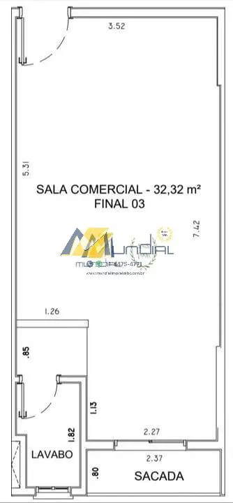 Imagem Salas comerciais prontas em localização estratégica de Santo André.