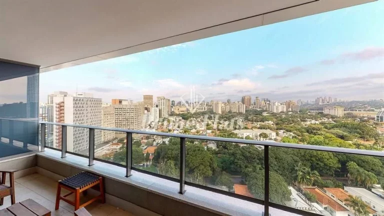 Imagem Flat disponível para locação no VHouse por JFL Living, com 48m², 1 dormitório e 1 vaga