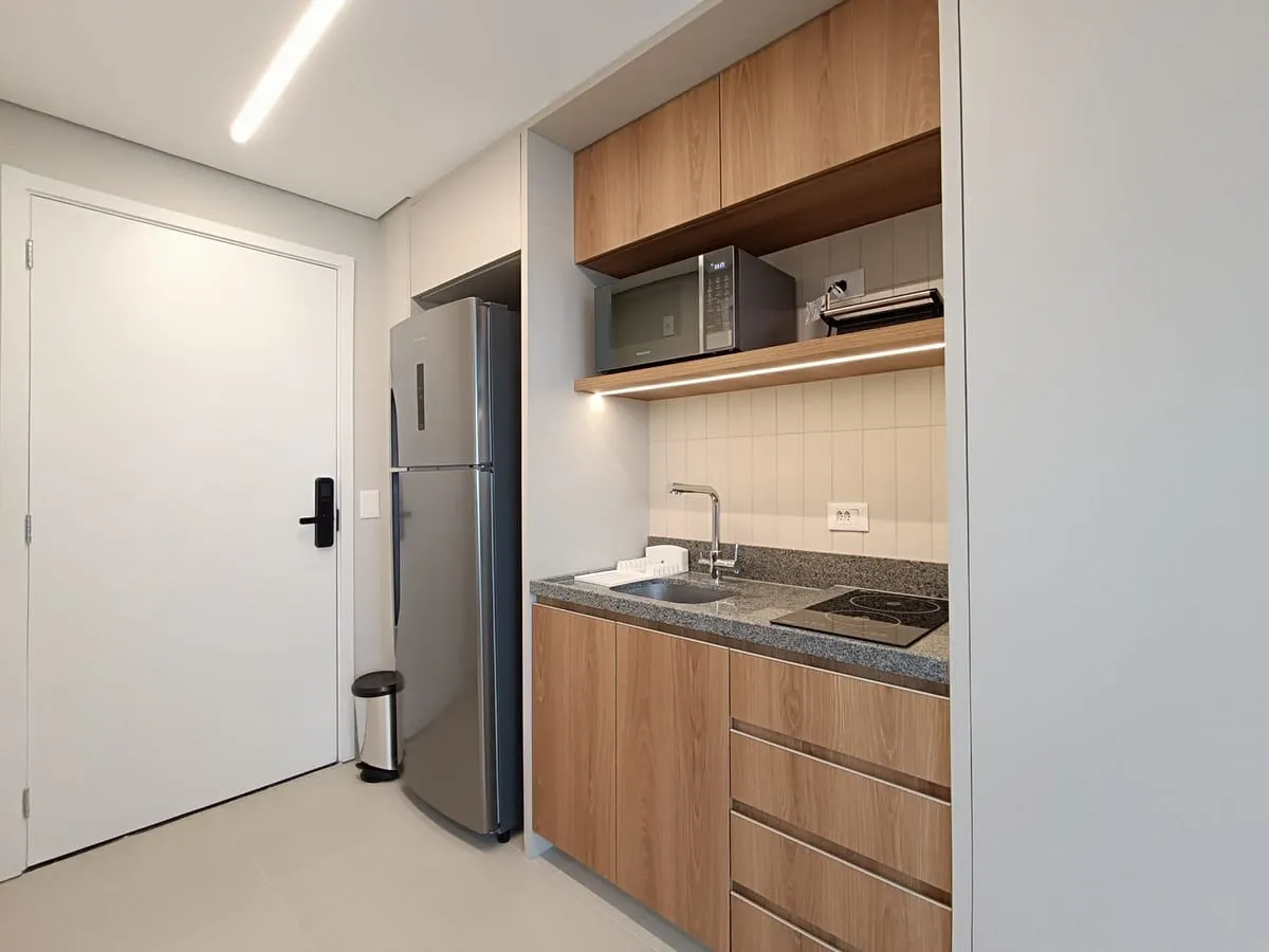 Imagem Apartamento com 1 Quarto para alugar, 28m² - Pinheiros