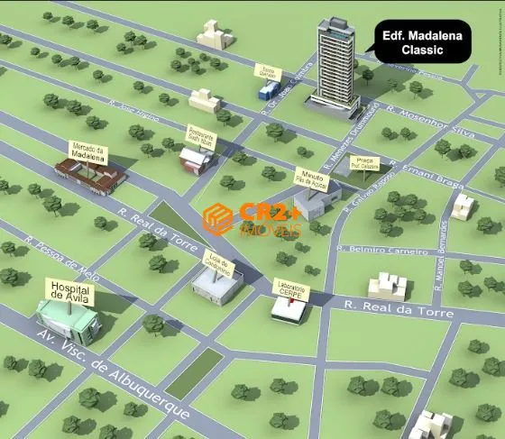 Imagem Vendo apartamento 55m2, 2 quartos, 1 suíte na Madalena.