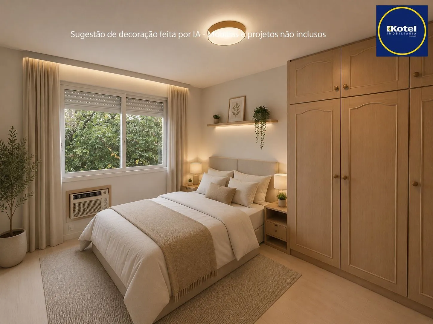 Imagem Cobertura de um quarto no bairro Santana em Porto Alegre.