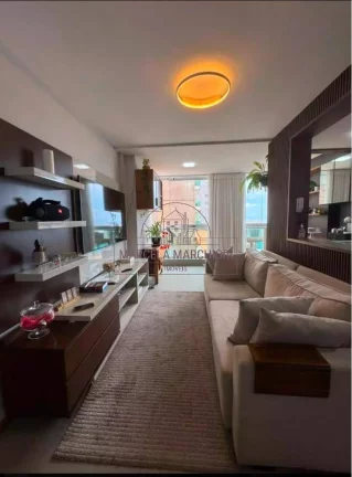 Imagem Apartamento de 3/4 com suíte vista por mar todo montado e decorado