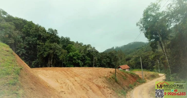 Imagem Propriedade a venda com área de 2.500m², Em Nova Trento área rural. 14Km do centro da cidade. Praticamente plana, com terraplanagem