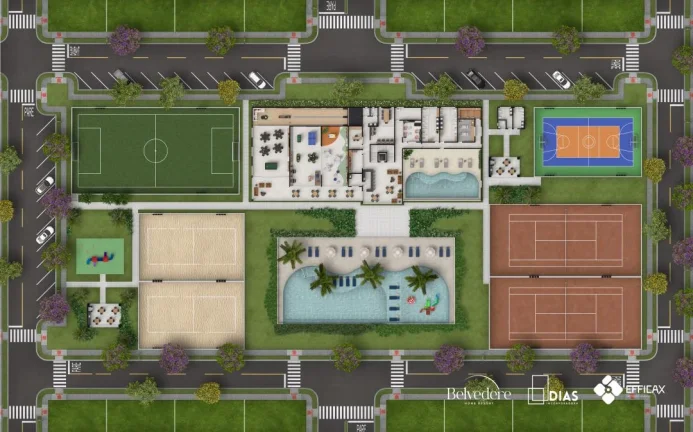 Imagem Belvedere Home Resort: Terreno em Condomínio em Cascavel - Lançamento com Áreas de Lazer e Conforto