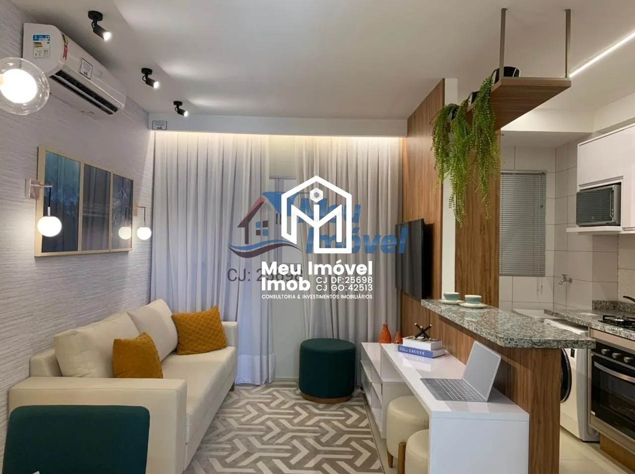 Imagem POP HOUSE 2 QUARTOS 1 SUÍTE 1 VAGA 54m² Varanda Ac FGTS