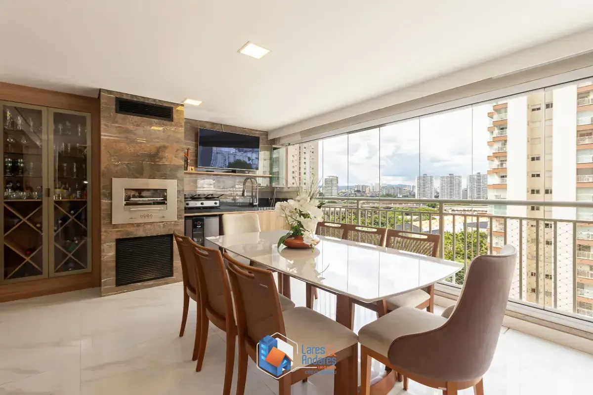Imagem Apartamento para venda em Vila Anastácio com 3 quartos, sendo 3 suítes, 136m²