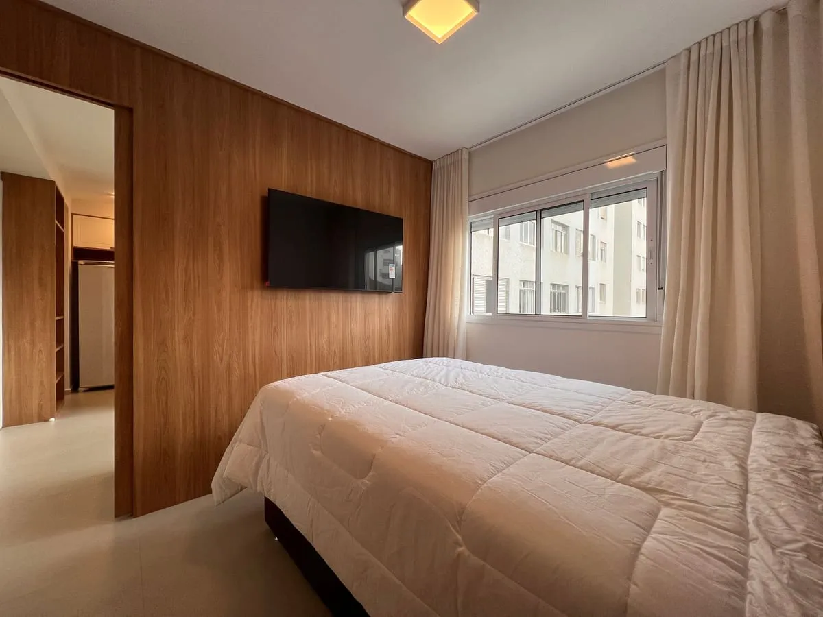 Imagem Apartamento com 1 Quarto para alugar, 30m² - Santa Cecília