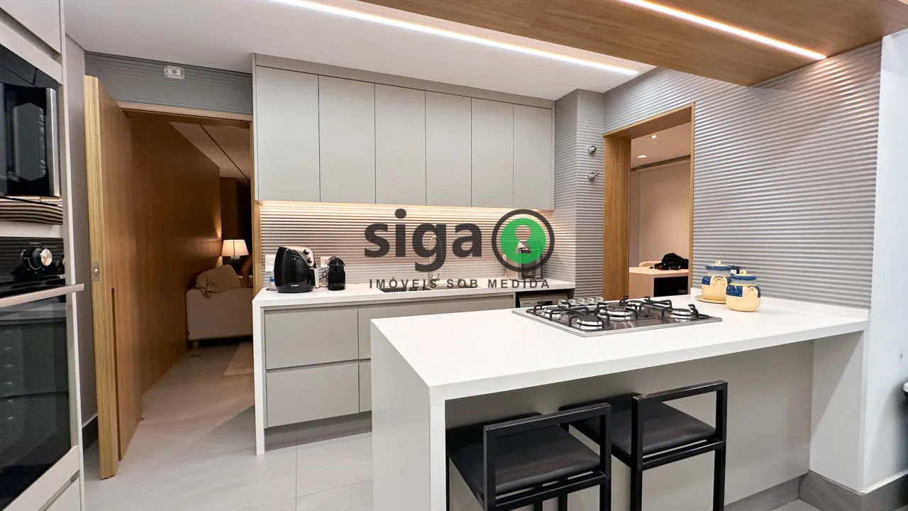 Imagem Apartamento Novo Sky Park 125 m² Tatuapé Mobiliado e Decorado