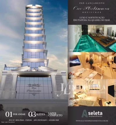 Imagem Apartamento Quadra Mar para Venda em Itapema, meia praia, 3 dormitórios, 3 suítes, 4 banheiros, 2 vagas