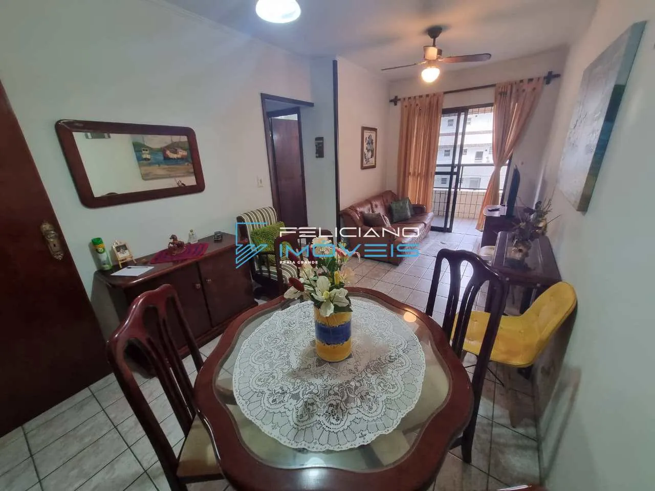 Imagem Apartamento com 2 quartos, Guilhermina, Praia Grande - R$ 410 mil, Cod: 7360