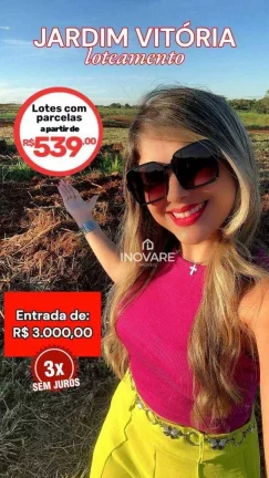 Imagem Terreno à venda, 360 m² por R$ 3.000,00 - Jardim Vitória - Itumbiara/GO