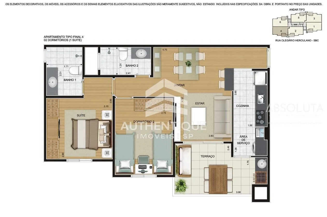 Imagem UNIQUE VILA DAYSE SBC - Apartamento no bairro Vila Dayse em São Bernardo do Campo à venda