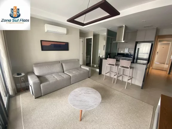 Foto do imóvel Apartamento Para Venda No Brooklin Com 1 Suíte e 1 Vaga - Mobiliado em RUA NOVA YORK