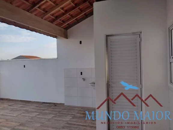 Imagem Cobertura 2 dormitórios e 3 banheiro 88m por R$ 360.000,00 - Vila Linda !