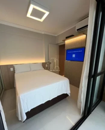 Imagem Lindo studio decorado em frete a praia varanda gourmet a venda na Barra