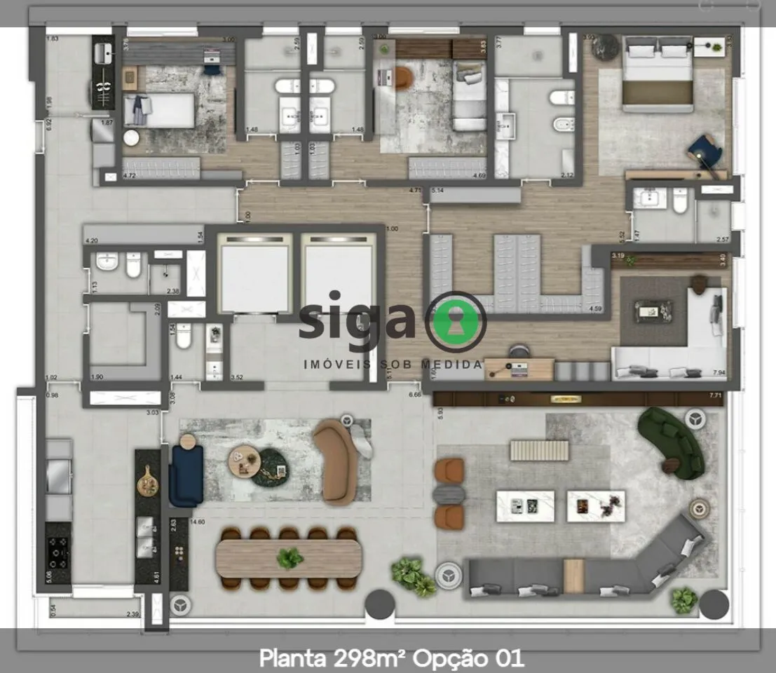 Imagem Apartamento para venda no Ibirapuera 3 suítes, São Paulo - SP