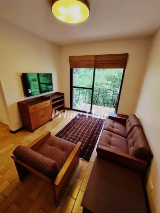 Imagem Flat disponível para venda no Alameda Apart Hotel no Jardim Paulista, com 43m², 1 dormitório e 1 vaga