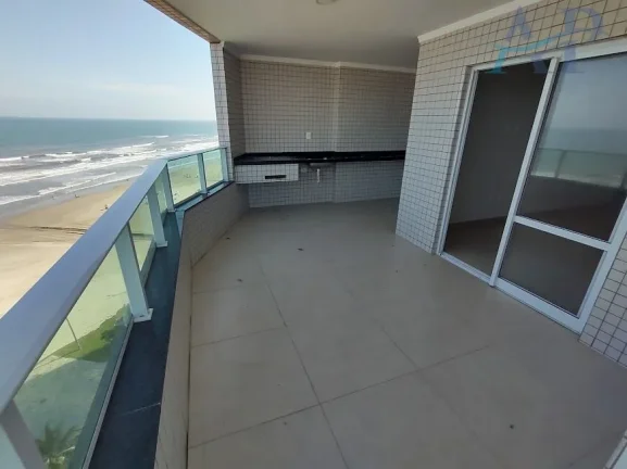 Imagem Apartamento em Praia Grande com 3 Dormitórios Frente Mar