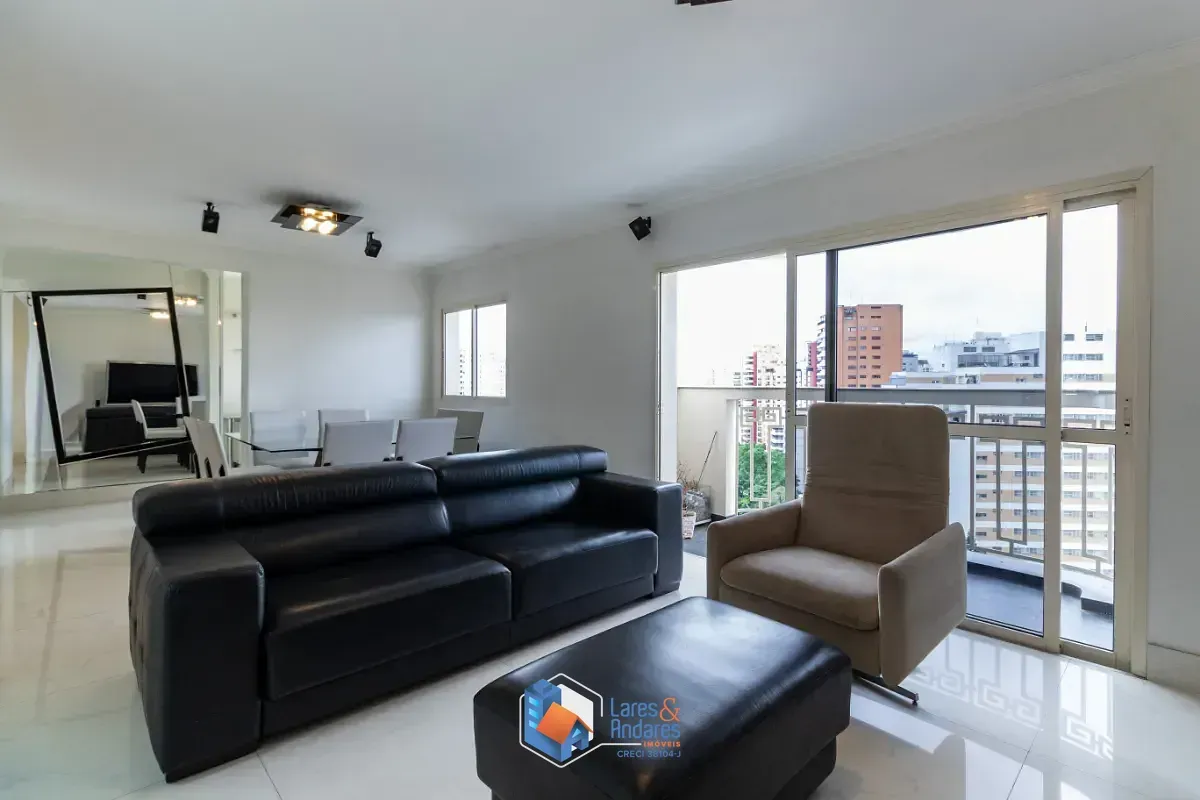 Imagem Apartamento para venda em Moema com 3 quartos, sendo 3 suítes, 150m²