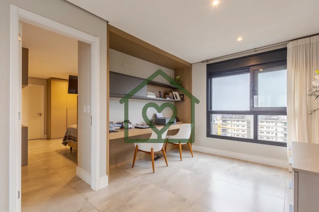 Imagem Apartamento exclusividade mobiliado com 122m² de área privativa, 2 suítes e 2 vagas. 
 
Living co...