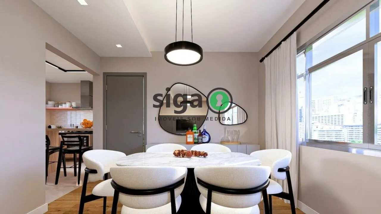 Imagem Apartamento de 94m² totalmente reformado à venda no coração da Vila Olímpia com 1 vaga