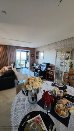Imagem Apartamento de 2 quartos em condomínio no bairro Buraquinho, Lauro de Freitas-BA: 88m², 1 suíte, 2 salas, 2 banheiros, 1 vaga.