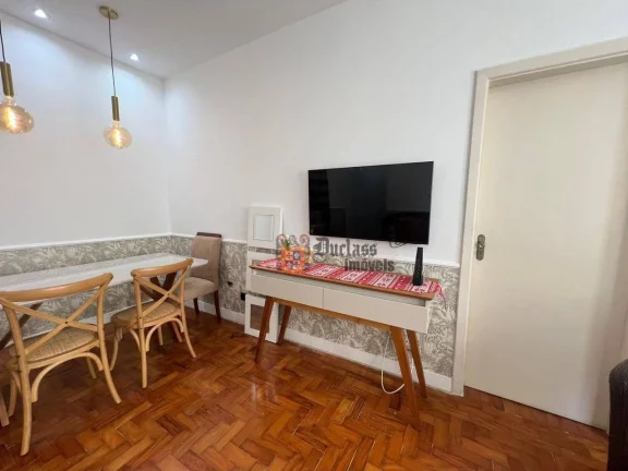 Imagem Apartamento com 2 dormitórios à venda, 64 m² por R$ 375.000 - Itararé - São Vicente/SP