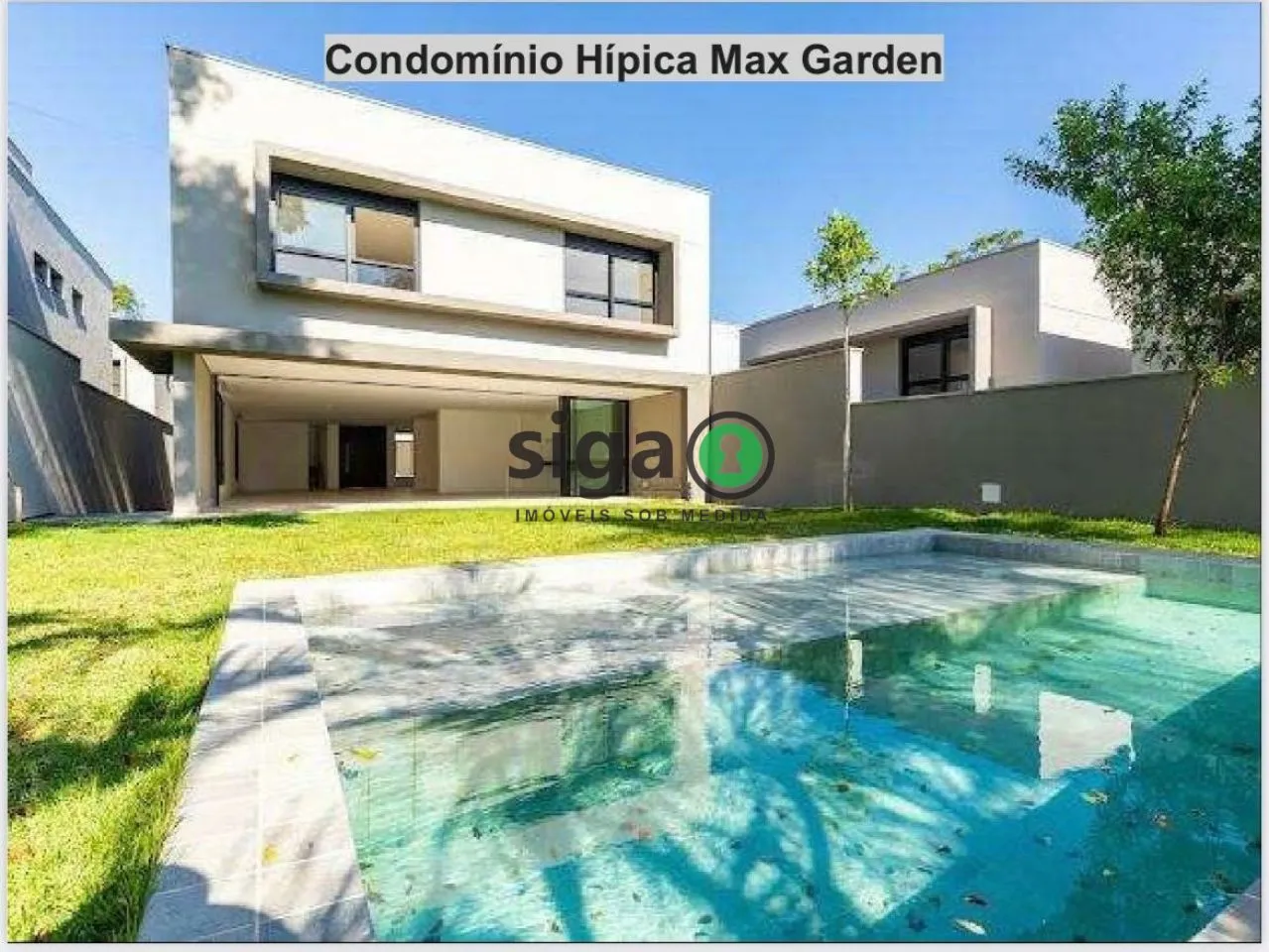 Foto do imóvel Casa em condomíno com 4 suites, 6 vagas e infra para elevador, na Chácara Santo Antonio a Venda