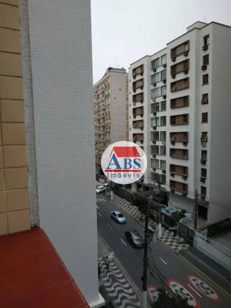 Imagem Apartamento com 2 dormitórios à venda, 87 m² por R$ 422.000 - Boqueirão - Santos/SP a uma quadra da praia