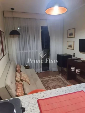 Imagem Flat disponível para locação no Condomínio Moema Top Life, com 36m², 1 dormitório e 1 vaga de garagem