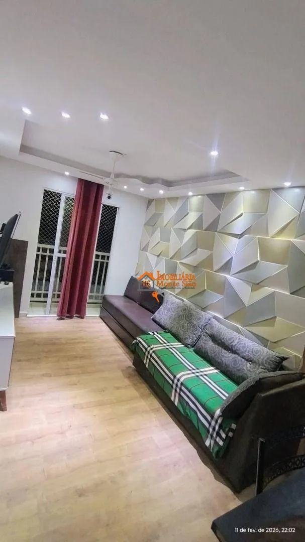 Imagem Apartamento com 2 dormitórios à venda, 52 m² por R$ 285.000,00 - Jardim Oliveira - Guarulhos/SP