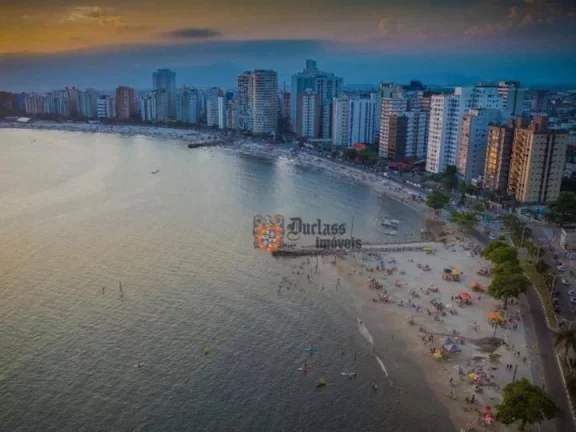 Imagem Flat com 1 dormitório à venda, 50 m² por R$ 200.000 - Centro - São Vicente/SP