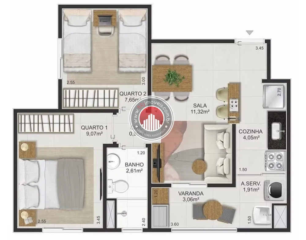 Imagem Apartamento em Lançamentos no bairro Santa Eugênia - Nova Iguaçu, RJ