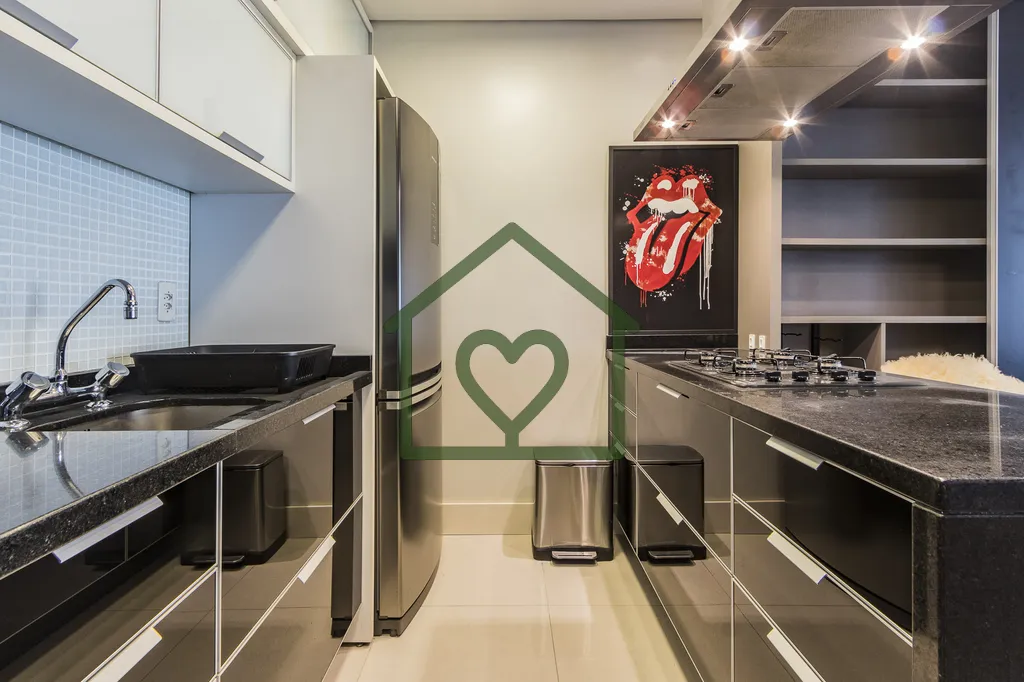Imagem Amplo duplex de 81m². Sala de estar / jantar com cozinha integrada, churrasqueira, lavabo e área d...