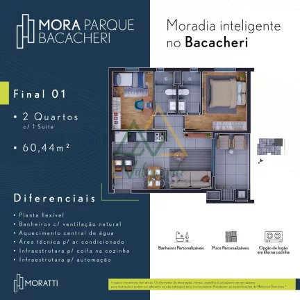 Imagem Apartamento à venda Bacacheri Curitiba PR
