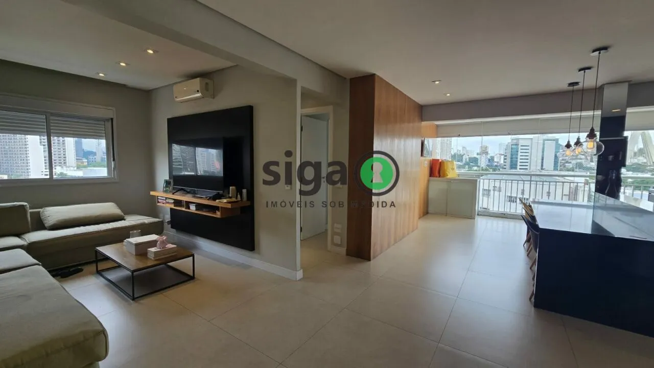 Foto do imóvel Apartamento à venda no Brooklin - 75 m² | 1 suíte + banheiro social | Reversível para 2 suítes