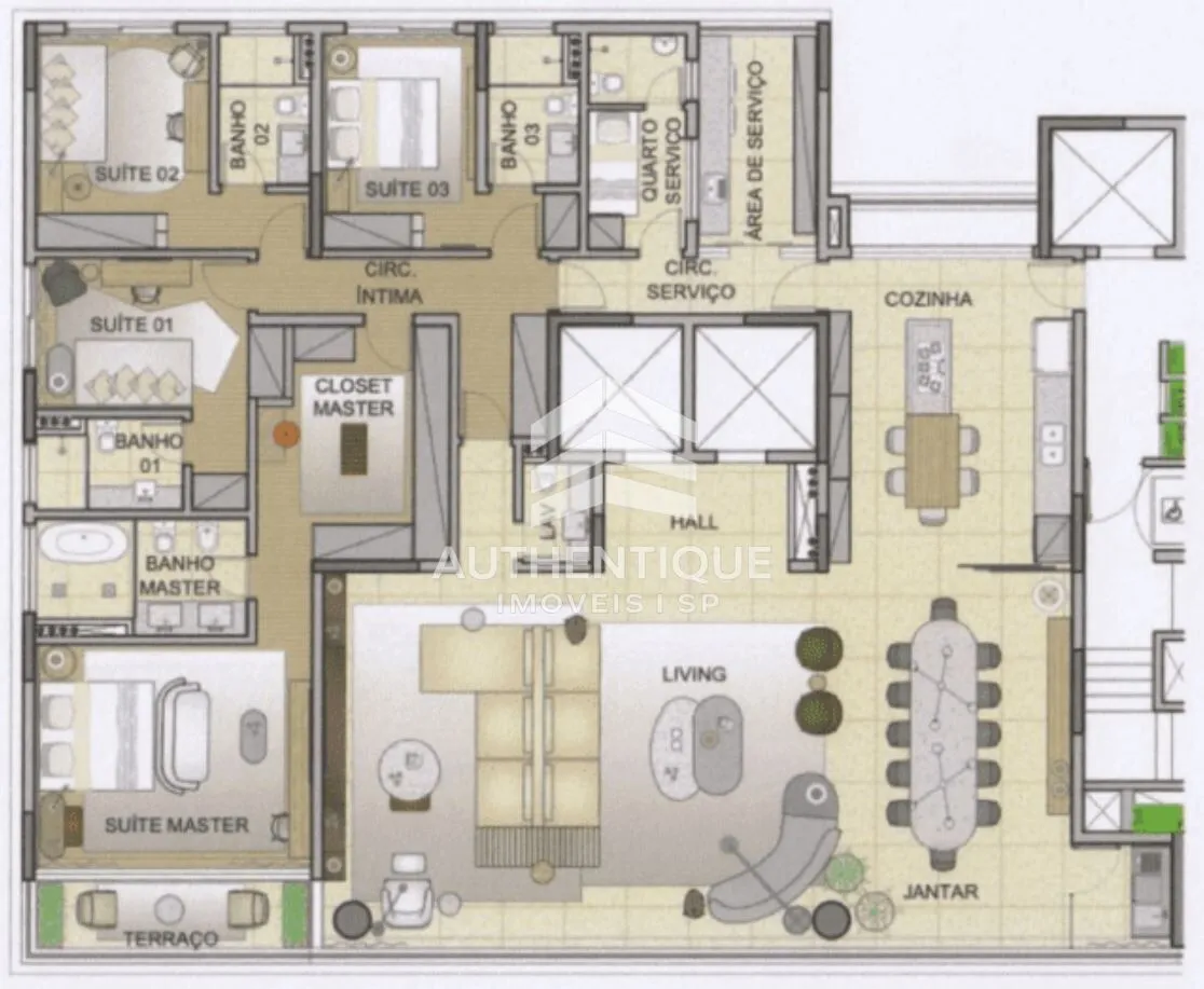 Imagem COPA MOEMA - Apartamento à venda no bairro Moema - São Paulo/SP, Zona Sul