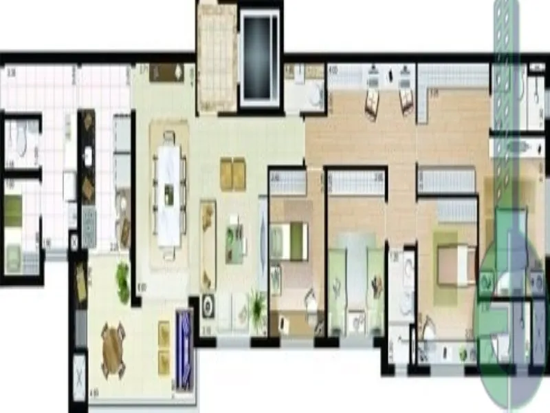 Imagem Condomínio The Elements Exclusive Resort, apartamento à venda com 3 quartos em São Bernardo do Campo Sp