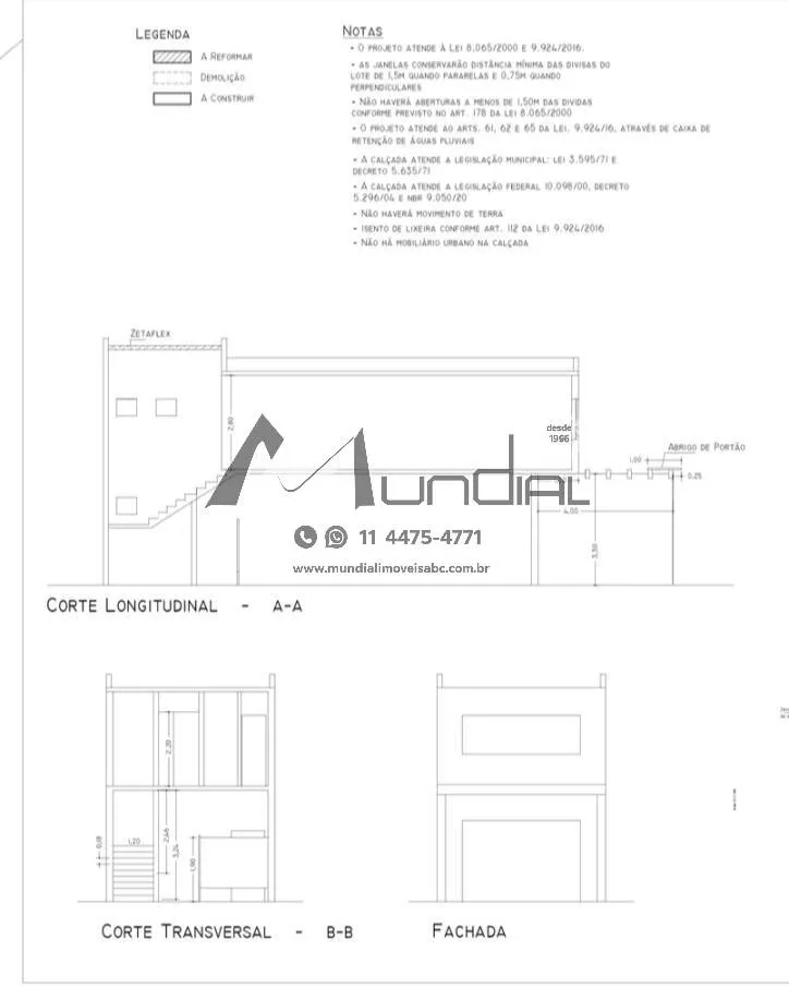 Imagem Rua das Figueiras, - Terreno com 130m² a 5m da Figueiras no Bairro Jardim, excelente localização