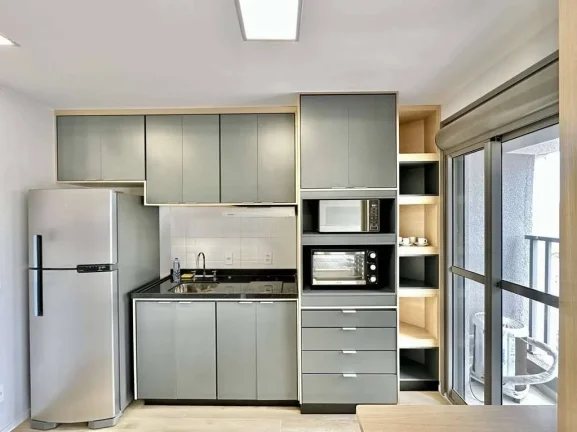 Imagem Studio Coraz Tucuna - 21 m² - 100% equipado, vizinho Allianz Parque!