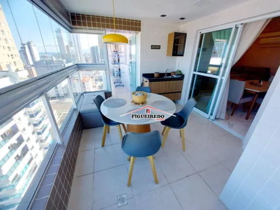 Imagem Apartamento com 3 dormitórios à venda, 118 m² por R$ 1.400.000 - Canto do Forte - Praia Grande/SP